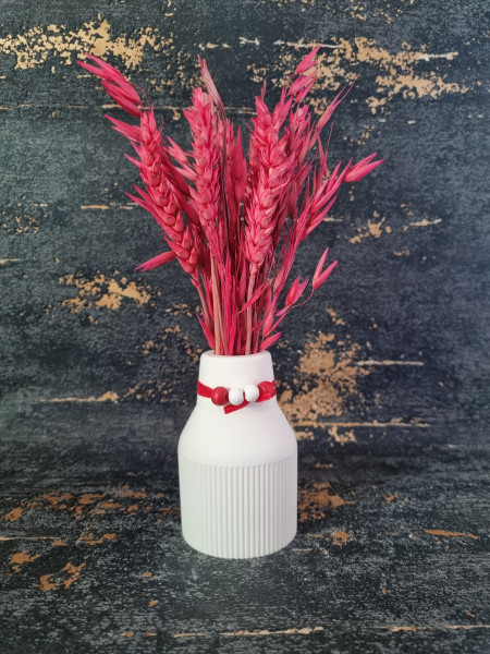 Rillenvase klein Fuchsia