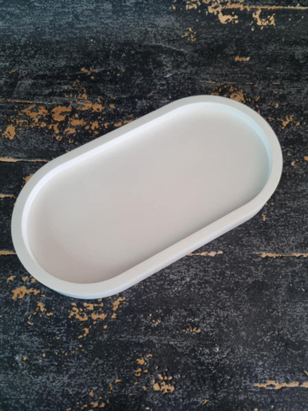 Dekotablett Oval