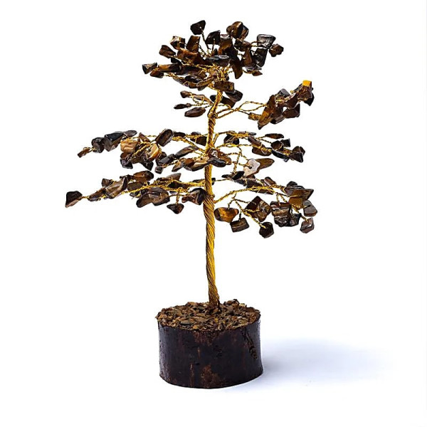 Edelsteinbaum 18cm Tigerauge