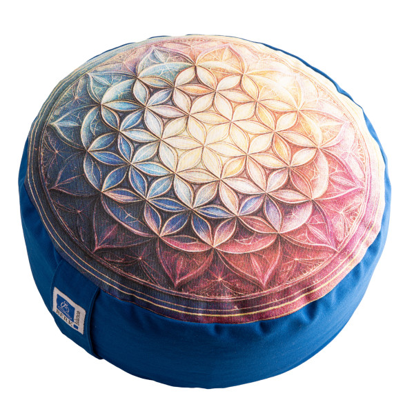 Meditationskissen Blume des Lebens