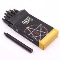 Ritualkerze-Manifest schwarz Transformation