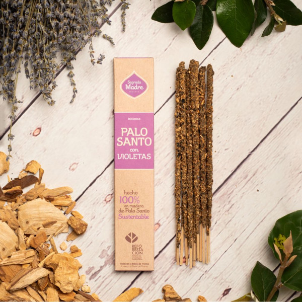 Sagrada Madre Palo Santo Räucherwerk Veilchen