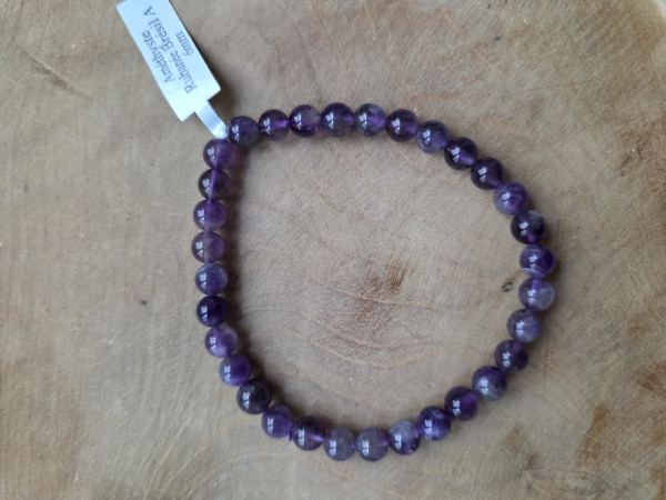Kugelarmband Amethyst 6mm