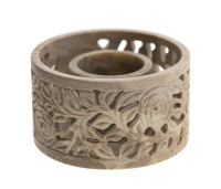 Smudge Bowl Yara groß Speckstein handgeschnitzt