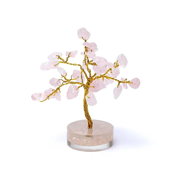 Edelsteinbaum mini 8cm Rosenquarz