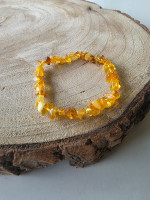 Splitterarmband Bernstein gelb A+